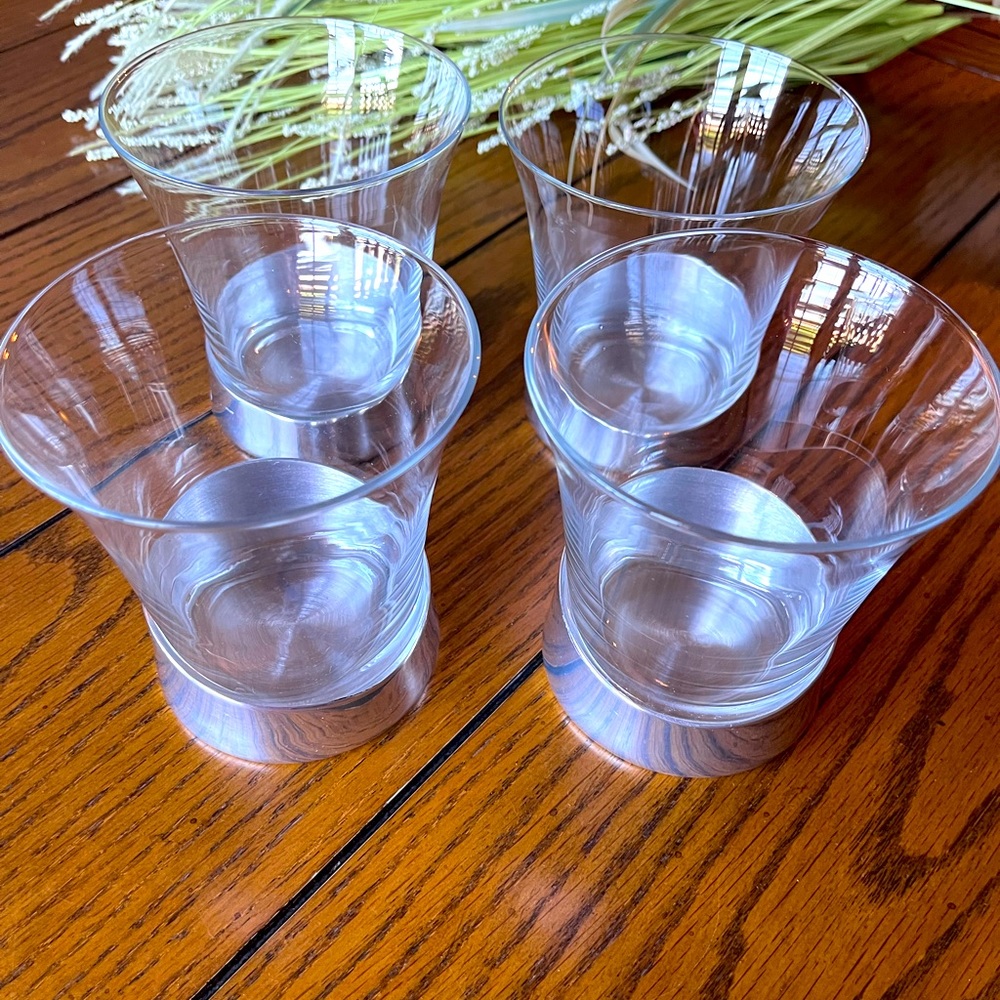 Mikasa Axis Double Old Fashioned Glasses by David Rockwell Set of 4